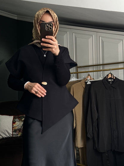 Düşük kollu yelek.