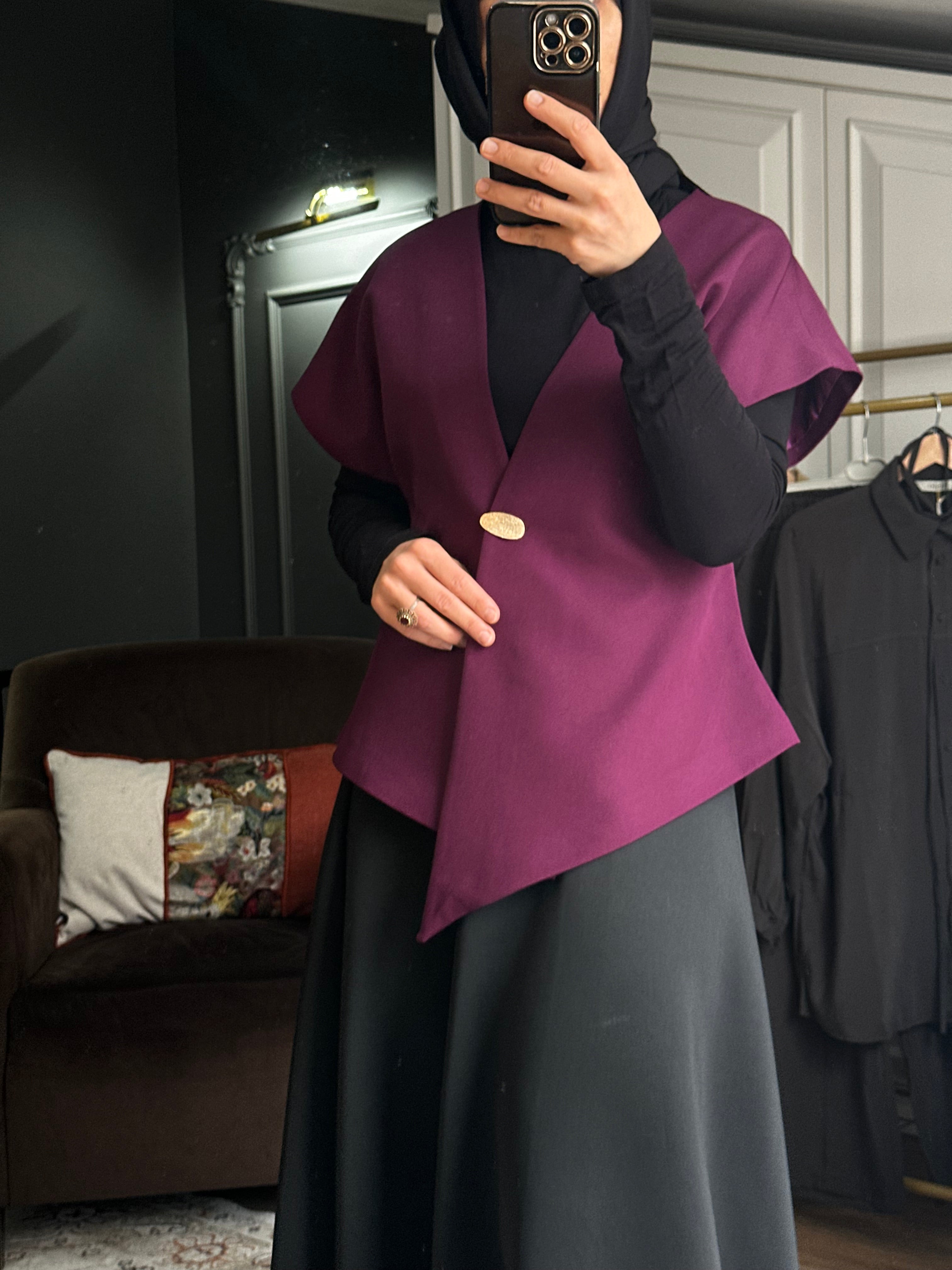 Düşük kollu yelek.