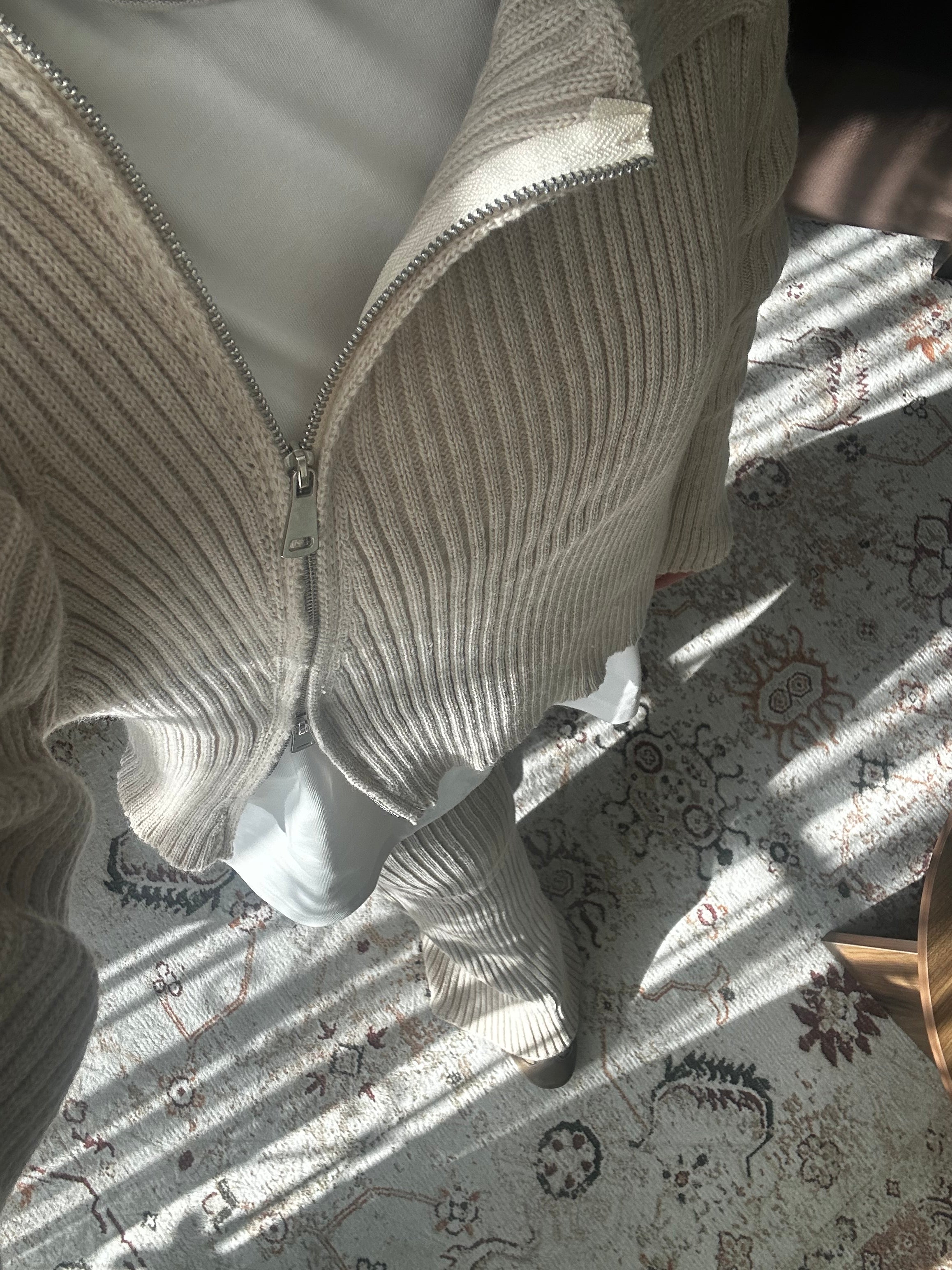 Triko takım fermuarlı